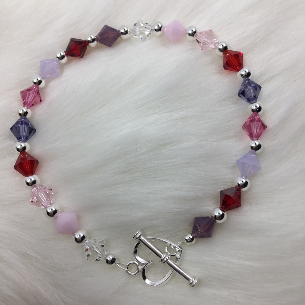 Sterling and Swarovski crystal bracelet